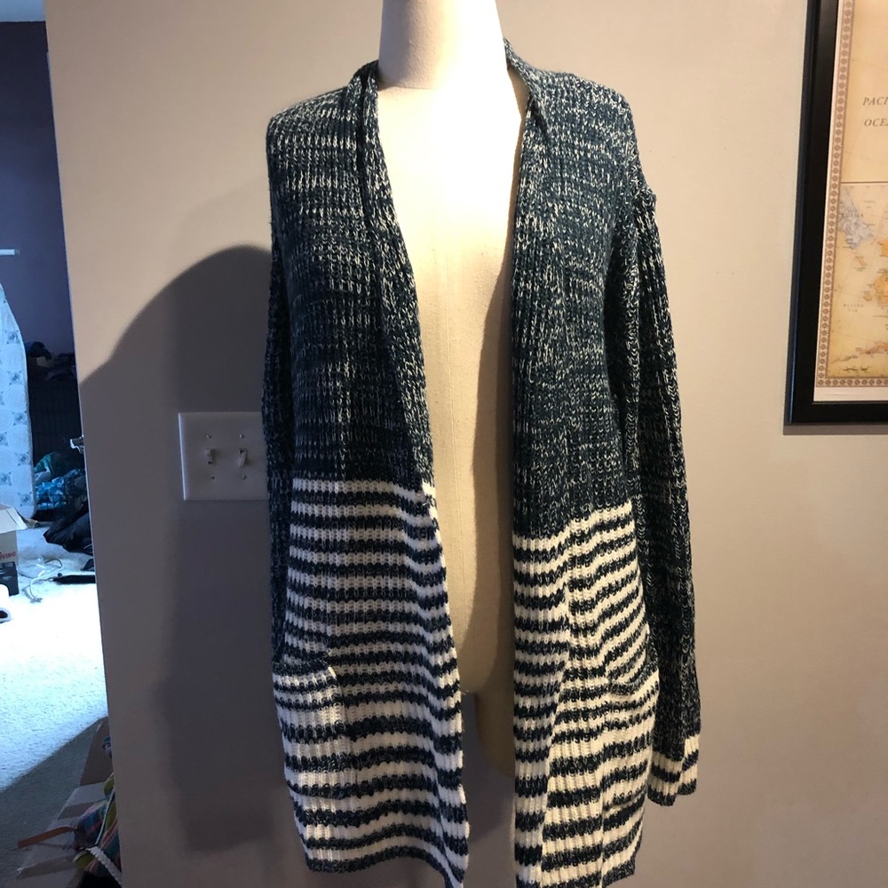 Striped cardigan